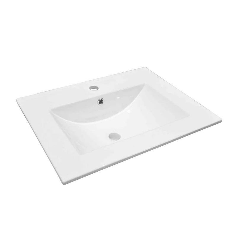 卫生间洗手盆陶瓷卫浴台面 60 x 46 厘米(60PB2401008)